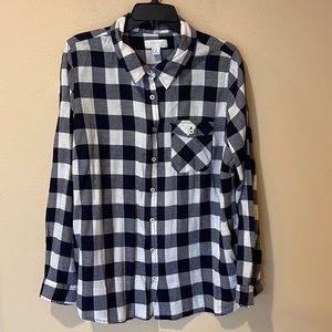 NWT Forever 21 Checkered Button Down Shirt